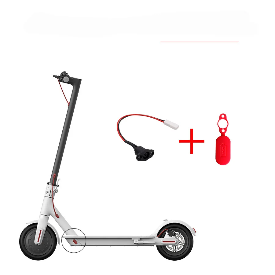 Charge Port Waterproof Cover Case Dust Plug For Xiaomi Mijia M365 And Pro Electric Scooter 1S Pro 2 Scooter Rubber Plug Parts