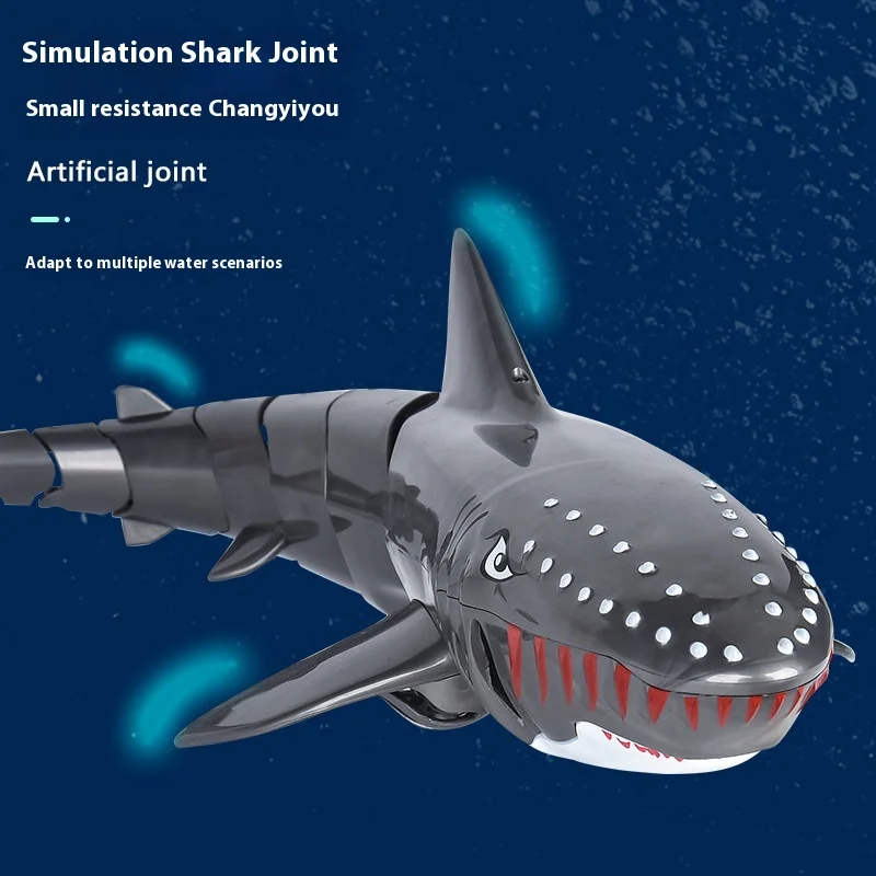 2.4g Remote Control Shark Toy Submarine Children's Pool Outdoor Remote Control Beach Swimming Bath Toy Children Analog Boy Toy 3