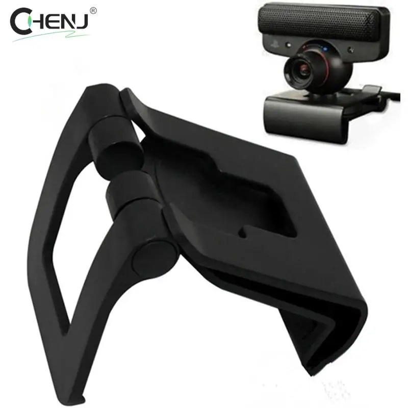 1 Pz Per Ps Eye Tv Holder Stand Per Ps3 Move Xbox Camera Games Controller Staffa Fissa Fotocamera Cam Accessori Nero