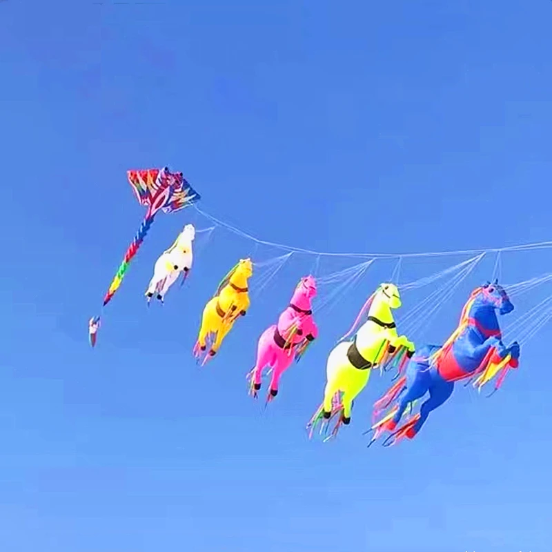 Meitianfacai Les Cerfs-Volants Biomimétiques Sont Faciles à Faire Voler en Douceur, Convenant aux Enfants et aux Adultes, Ils Sont Grands et Haut de Gamme avec une Longue Queue Qui Flotte
