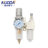 คอมเพรสเซอร์กรองอากาศตัวควบคุมความดันดักนิวเมติกน้ํามันเครื่องแยกน้ําปั๊มคู่มือการระบายน้ํา Supply AC2010-02 SMC ประเภท 3