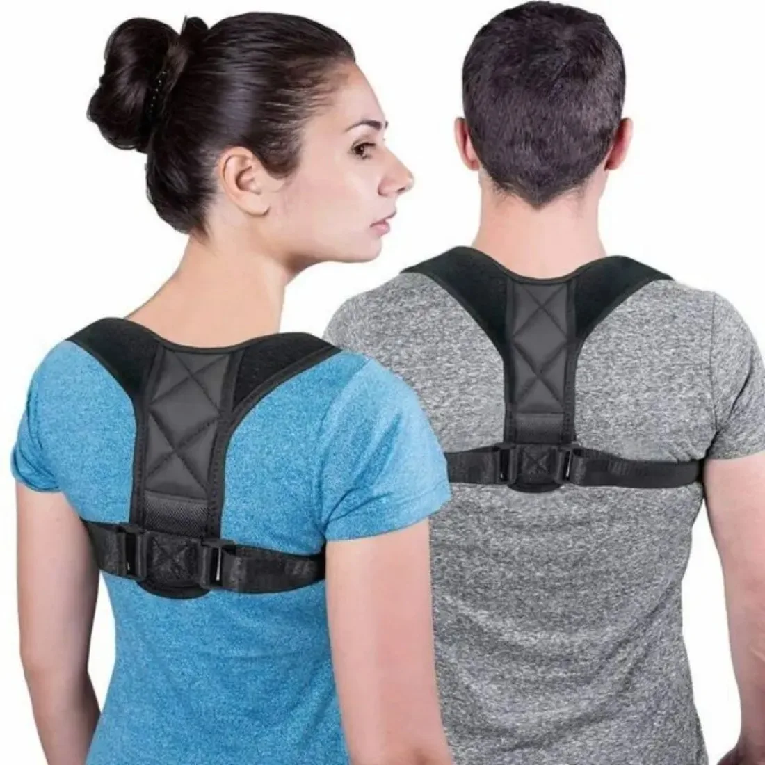 Back Posture Corrector Belt &ndash; Breathable Hunchback Corrector for Adults, Improves Sitting & Standing Alignment