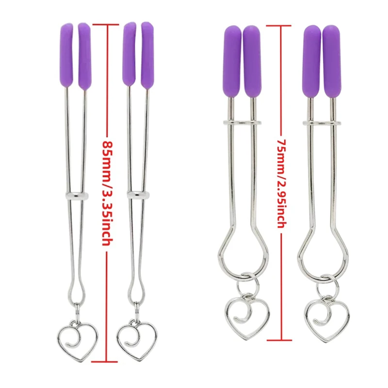 Adjustable Nipple Clamps Metal Nipple Breast Bondage Restraint Play Fetish Slave Flirting Sex Toy For Women sex party toys erotic sex toy sex toys nipple clamp sex bondage toys