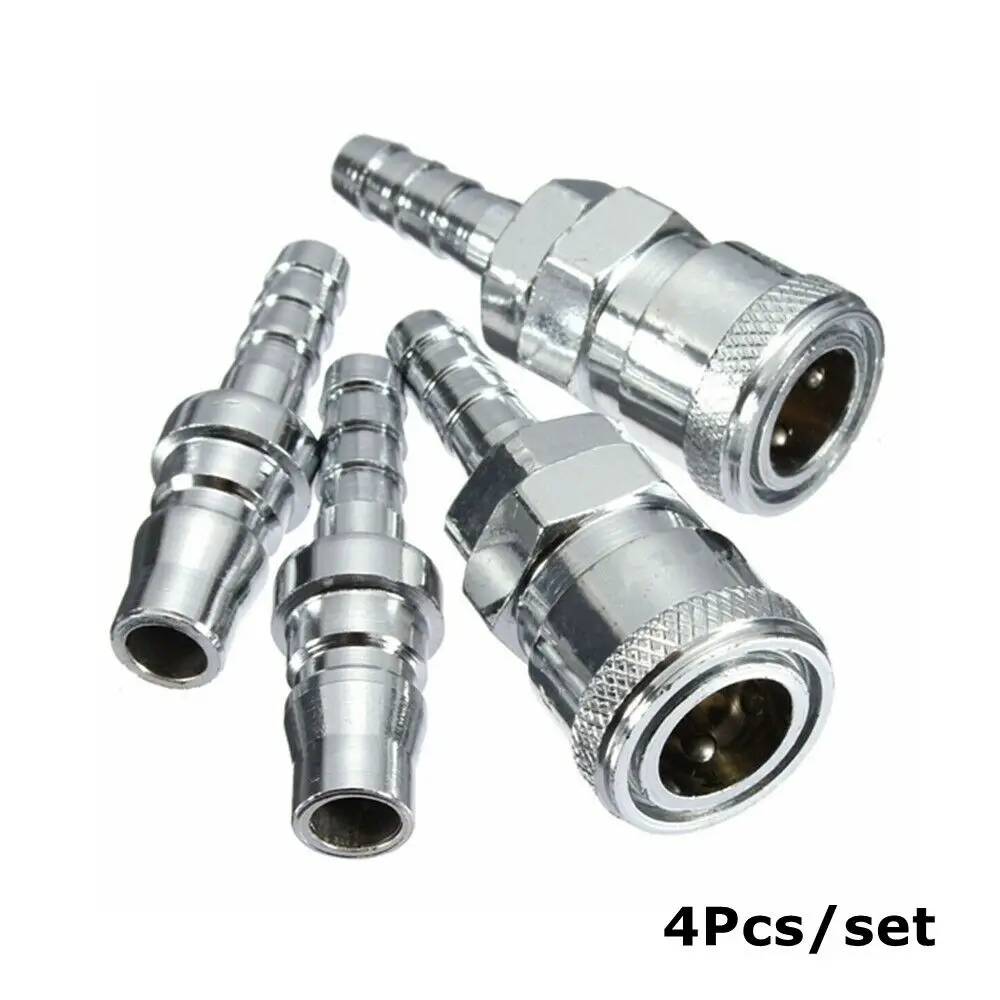 

4pc 8mm Gas Hose Copper Nozzle Quick Release Connector For Motorhome