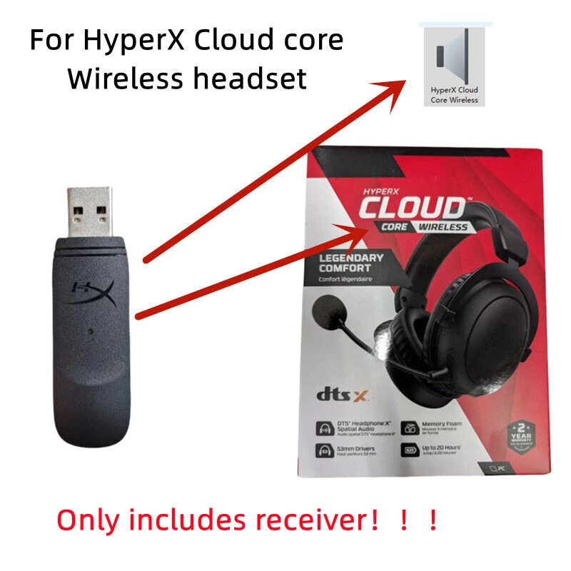Dongle USB Kingston Hyper X Cloud Core Wireless - CL004WA - Testé 100% OK