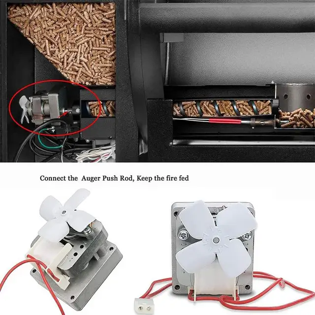 Grill Auger Motor Erős Kompatibilis Csere 1,6 Fordulat / Perc 110 V -Os Illeszkedik A Traeger Pellet Kályhák Dohányosrácsok Motorja - Image 6