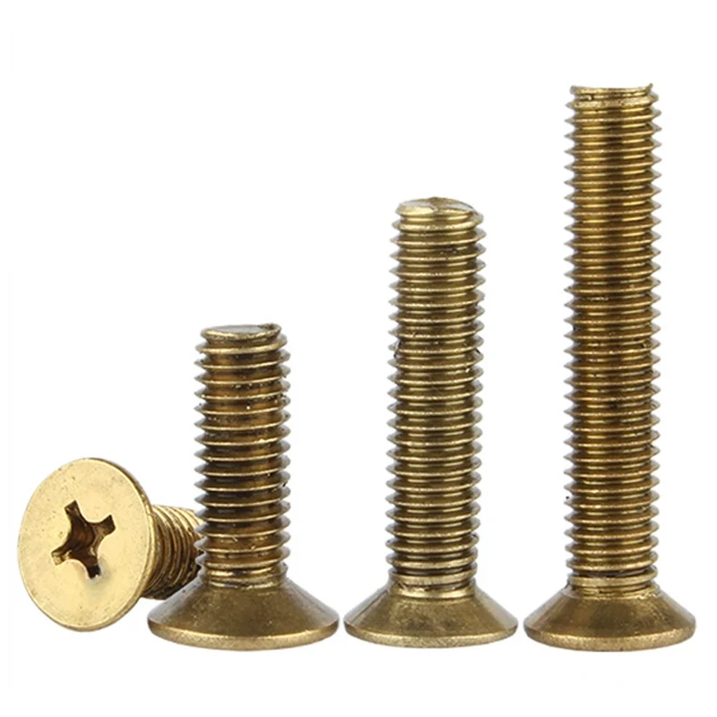 F641610 Vite con testa svasata in ottone M 1,6 x 10 mm DIN 963, 10 pz F641610 Vite con testa svasata in ottone M 1,6 x 10 mm DIN 963, 10 pz