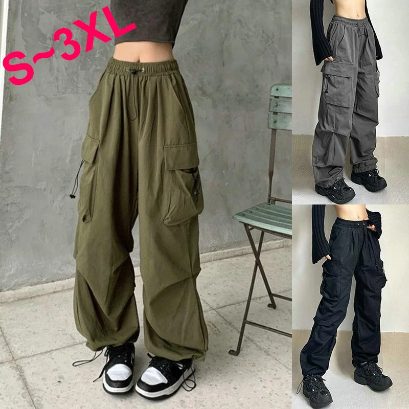 2023 Classic Women's Workwear Pants Sports Pants Jogging Pants Fashion Pockets Workwear Pants Sports Fitness Jogging Pants mens solid hoodie set autumn winter hip hop oversized hooded sweatshirt drawstring pockets sweatpant loose sports tracksuit sets