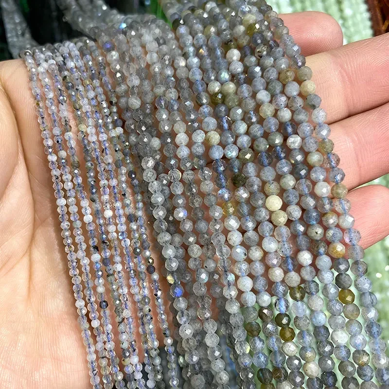 주얼리 제작용 천연석 비즈, 녹색, 적색, Zoisite, 둥근 느슨한 스페이서 비즈, DIY 팔찌 목걸이, 도매