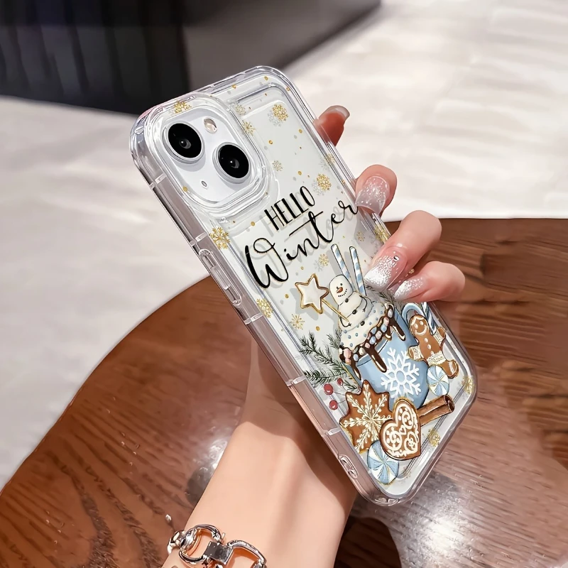 Festive Holiday Airbag Shock Absorption Phone Case Cover