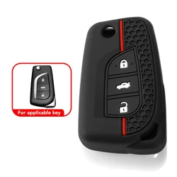 Premium Car Remote Key Cover Case - Sleek Protection Shell for Your Vehicle's Key Fob (3 buttons)