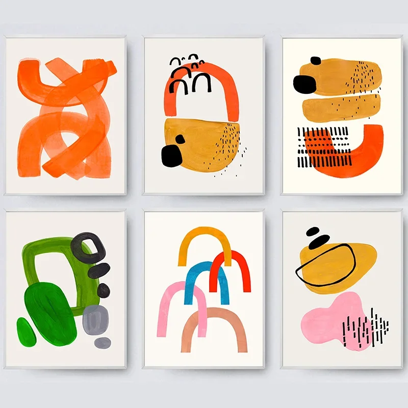 EjaazHaniffArtworksColorfulArtCanvasPaintingsPostersOrangeRainbowSmileMuralSimplyNordicWallArtMuralHomeDecor-AliExpress15