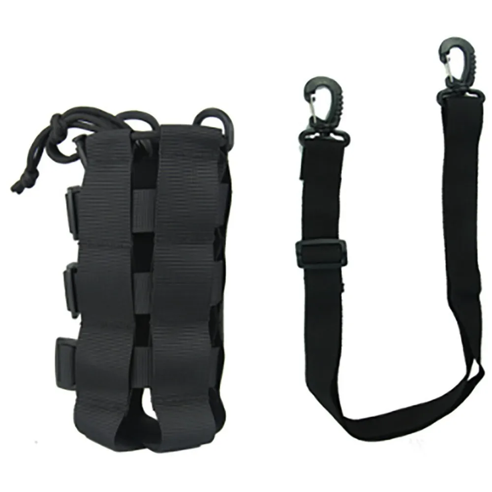 Taktische Molle Wasserflaschen-Tasche, Militär, Outdoor, Reisen, Wandern, Kordelzug, Wasserflaschenhalter, Wasserkocher-Träger, 0,3 l – 0,8 l – Detail 20