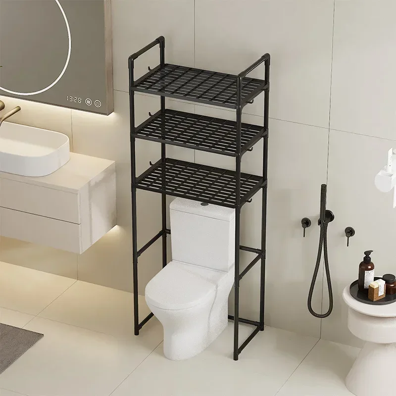 Bathroom Storage Rack Floor Standing Wall-mounted Bathroom Shower  Washbasin Towel Storage Rack  Bathroom Storage Rack 6