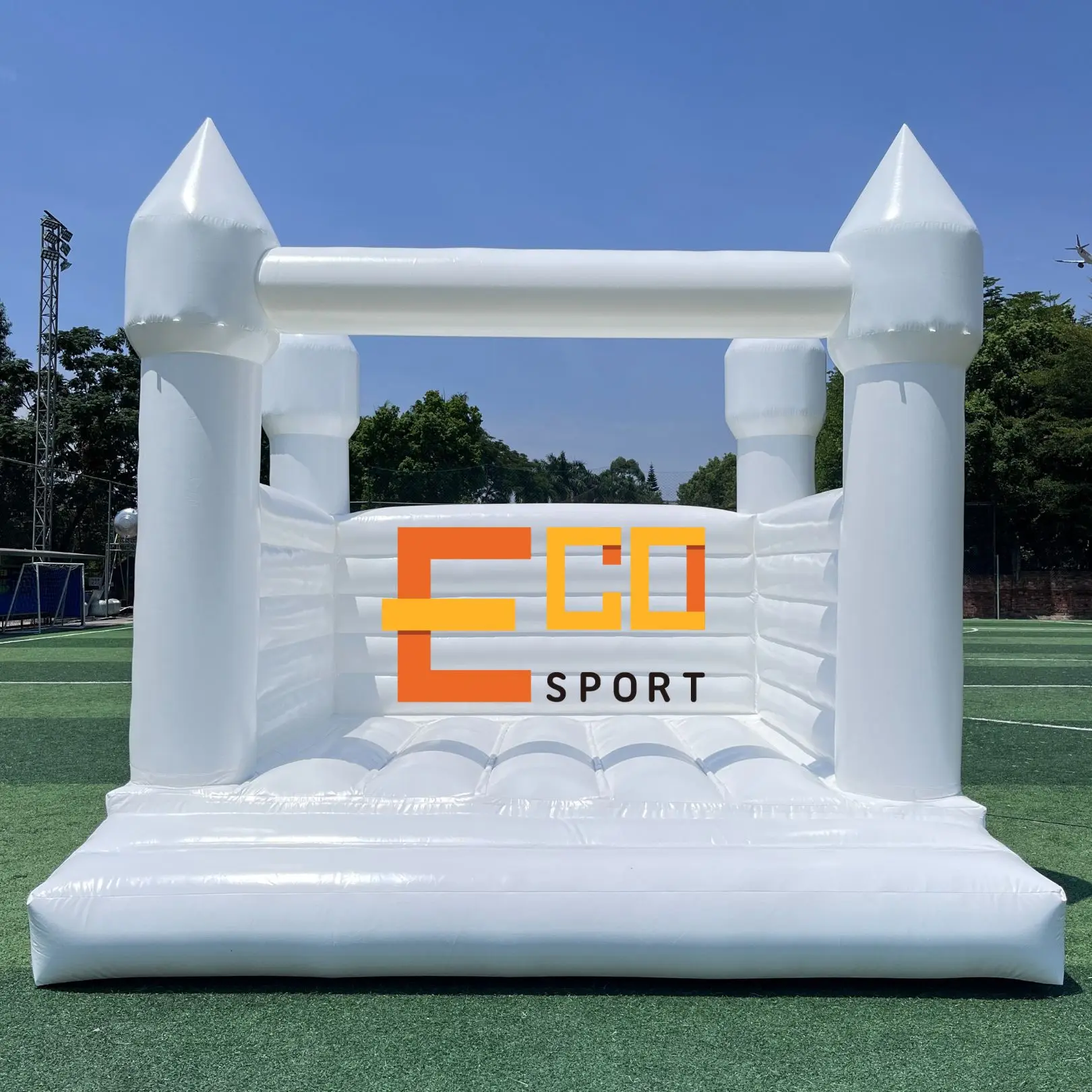 7 Days Arrive White Pink Bounce House Jumping Blue Inflatable Bouncy Castle Ball Pit With Air Blower For Rental Business