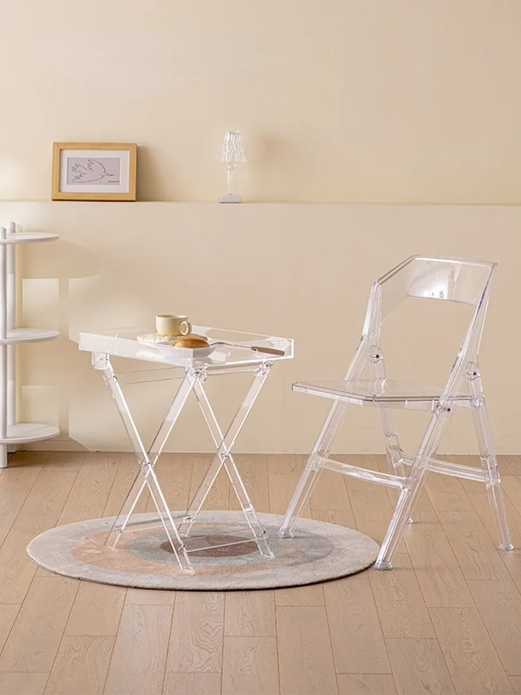 

Скандинавская креативная прикроватная прозрачная маленькая настольная консоль zq