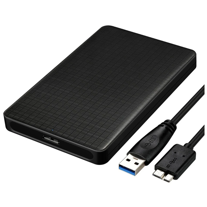 Корпус для жесткого диска из АБС-пластика, корпус для жесткого диска, USB 3,0, 2,5 дюйма, SATA, поддерживает различные механические жесткие диски и твердотельные диски, SSD