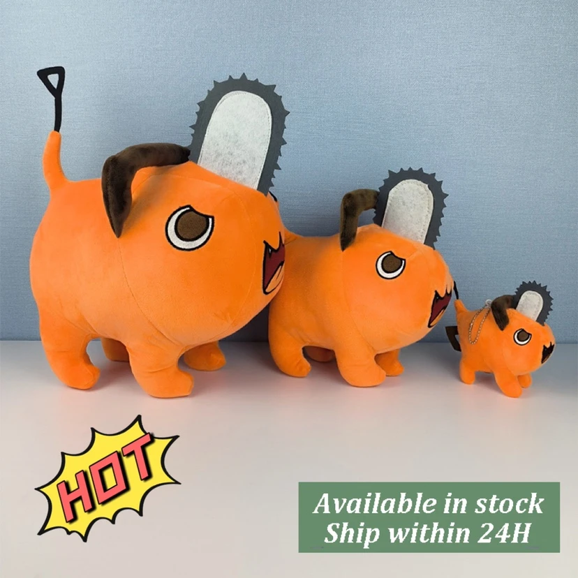 Pochita Peluche Cuscino Peluche Motosega Stihl Morbido E Divertente,  Lunghezza 50cm, Idea Regalo Originale Motosega Finta Halloween