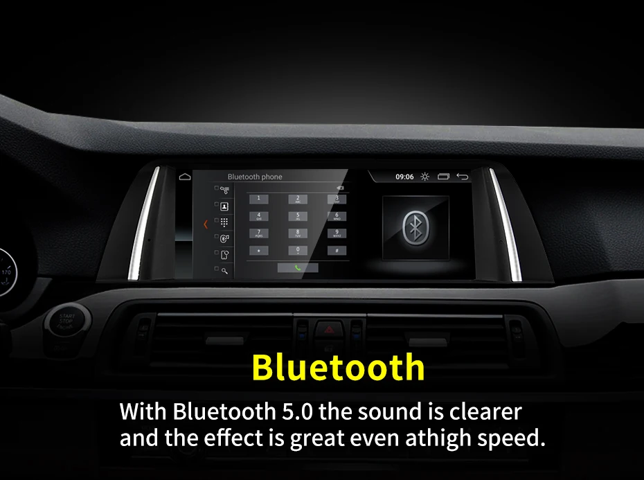 Snapdragon665 8Core 8G 128G Android12 Carplay Auto For BMW 5 Series F10 F11 Cent