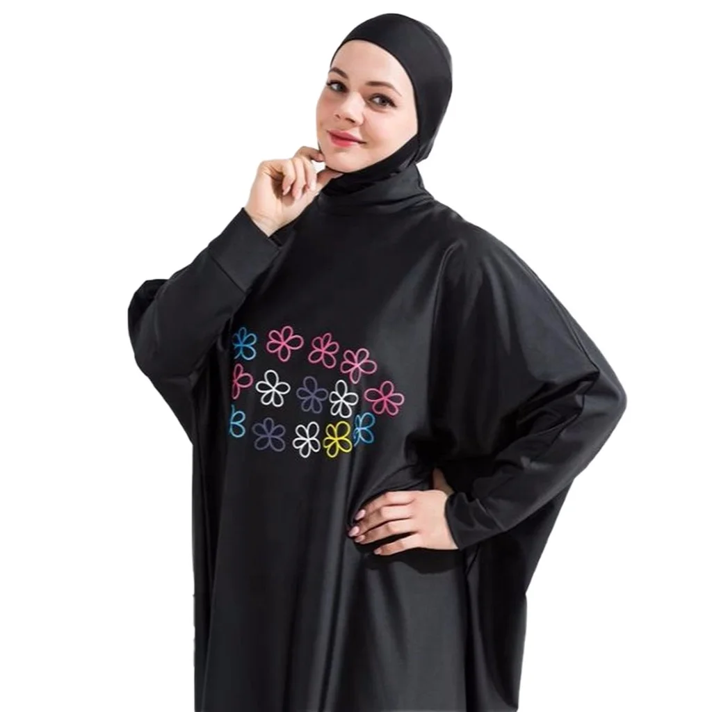 Costume da bagno musulmano per le donne copricostume costumi da bagno Abaya Abaya Hijab manica lunga modesto costume da bagno Burkini Designer islamico Hijab