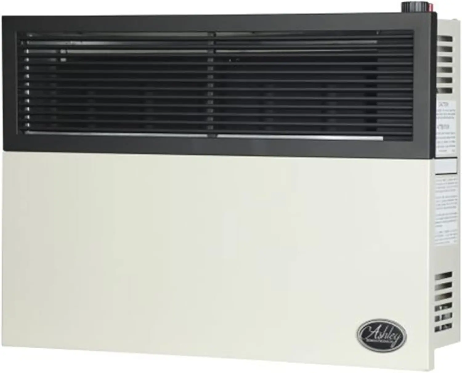 17000 BTU Direct Vent Liquid Propane Wall Mounted Heater with Piezo Lightning Safety Pilot and Built in Regulator Cream