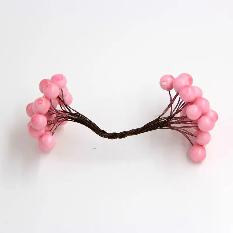 Christmas Pink Series Wreath Plastic Pine Branches Xmas Ball For Christmas DIY Wreath/Door Hanging Decorations Navidad DIY Tree_voghion.com