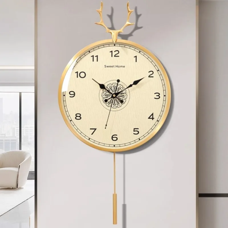 Simple Modern Wall Clock Office Pendulum Interior Design Wall Clock Italy Unique Duvar Saati Home Decoration Accessories