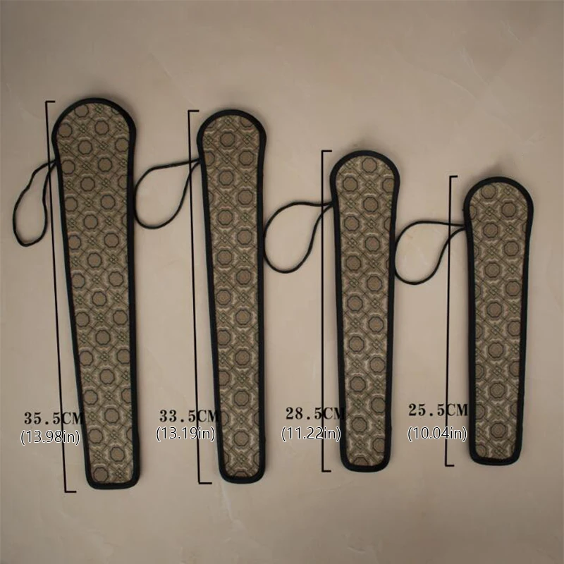 1pc Chinese Folding Fan Storage Bag Vintage Dustproof Carry Bags Bamboo Hand Fans Protection Pouch Cover Wedding Party Gifts 5
