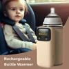 Rechargeable Portable Bottle Warmer with Fast Charging Cordless Milk Warmer with Temperature Control for Traveling Camping Home 1