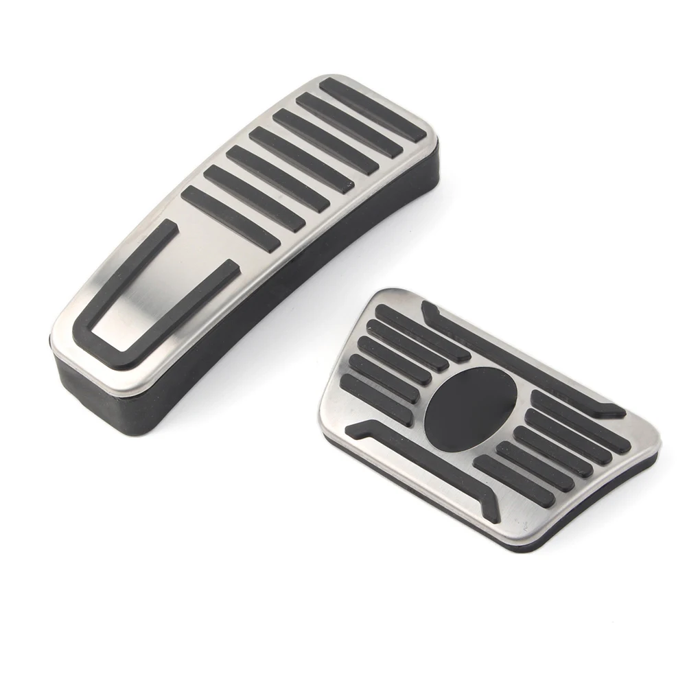 2Pcs Car Gas & Brake Pedal Pad Cover Kit For Maserati Levante-For Quattroporte Ghibli 2014-