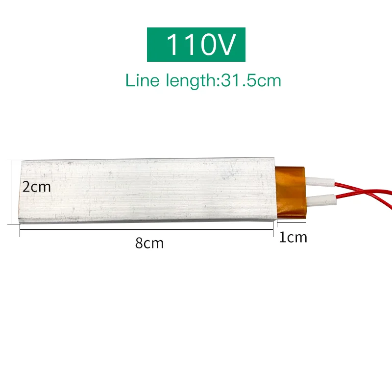 Heizelement PTC Heizung Haartrockner Zubehör Lockenwickler Heizung 240-270 Grad Geflügel Ei Inkubator Zubehör 220V/110V/12V – Detail 8