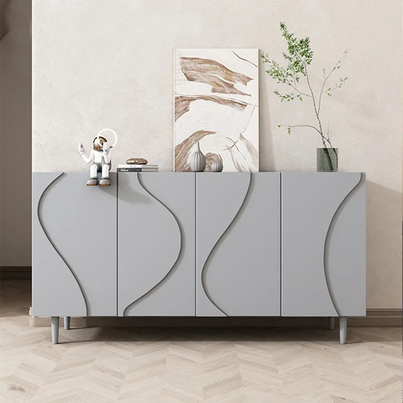 Lacquered Sideboard Modern Simple Porch Lockers Creative Art Tea