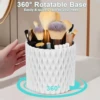 360° Rotating Makeup Brushes Holder Cosmetic Brush Storage Box Desktop Organizer Lipstick Pen Eyebrow Pencil Jewelry Container 1