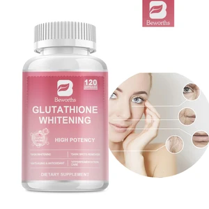 Bewroths Glutathione Capsules Whitening Capsules Skin Health Supplements Brighten the Skin Improve Dullness Protect the Liver