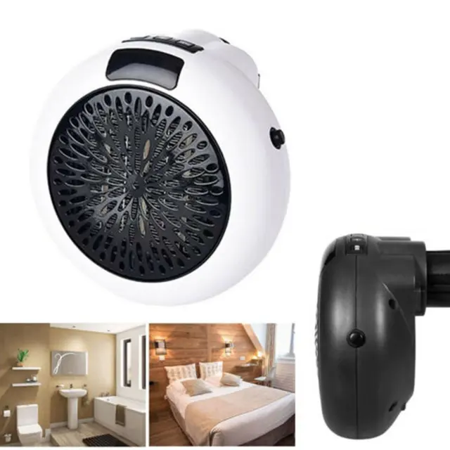 900W Elektromos Melegítő Asztali Háztartási Mini Ventilátorok Fűtőfal Praktikus Fűtési Kályha Hűtőgép Télen