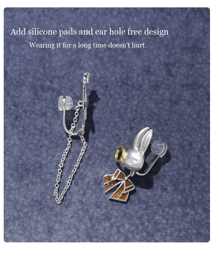 Moon Rabbit Asymmetrical Ear Cuffs 9 Moon Rabbit Asymmetrical Ear Cuffs S8a3f3d2ecceb422fb3eb1448da383012p