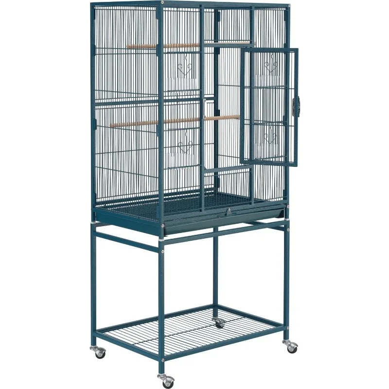 54\’\’ H Large Bird Cage w/Stand 1 54\'\' H Large Bird Cage w/Stand 1