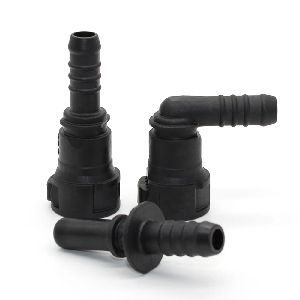 9.89 ID10 Auto Car Fuel Line Hose Coupler Quick Release Connector Fuel Line Rubber Carburetor Part