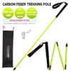 OKHEALING Black Tech T700 Ultra Carbon Trekking Poles Sticks Hiking Poles Walking Sticks Lightweight Folding Hiking Accessories 1