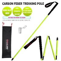 OKHEALING Black Tech T700 Ultra Carbon Trekking Poles Sticks Hiking Poles Walking Sticks Lightweight Folding Hiking Accessories 1