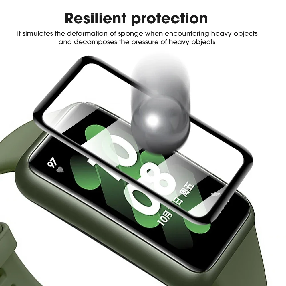 3D Curved Screen Protector, Soft Fiber Anti-Scratch Film