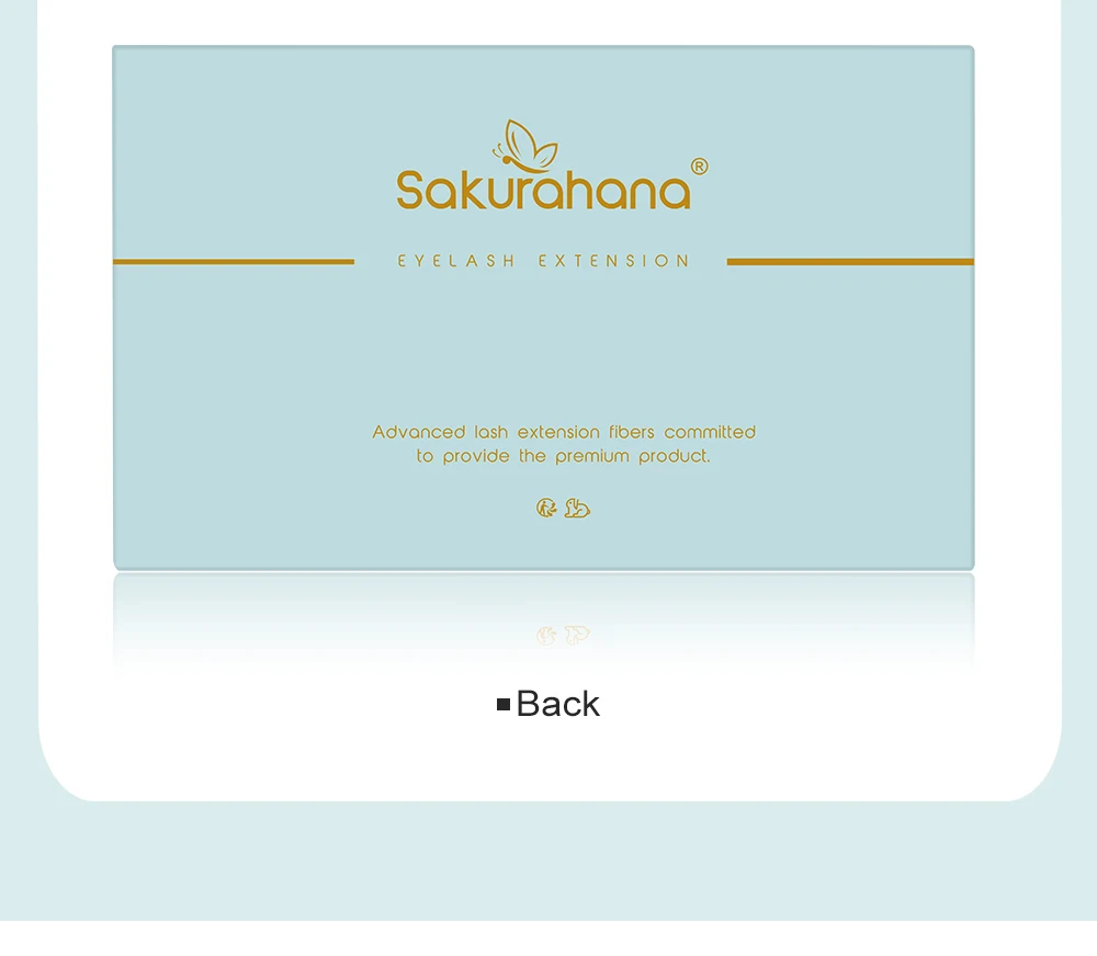 SAKURAHANA Premium Classic Individuelle Wimpernverlängerung Mix 15–20 mm lange Größe natürliche falsche Wimpern Make-up-Zubehör – Detail 5