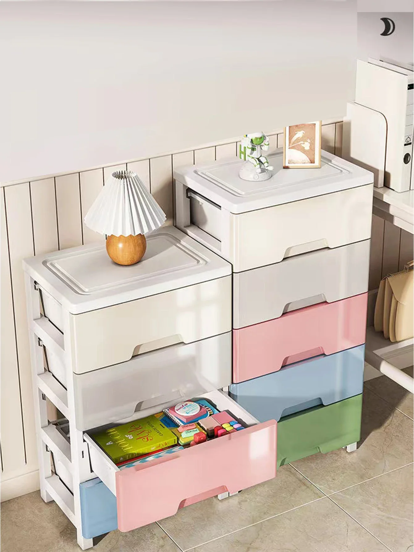 3–7 Layer Drawer Storage Cabinet with Wheels 5