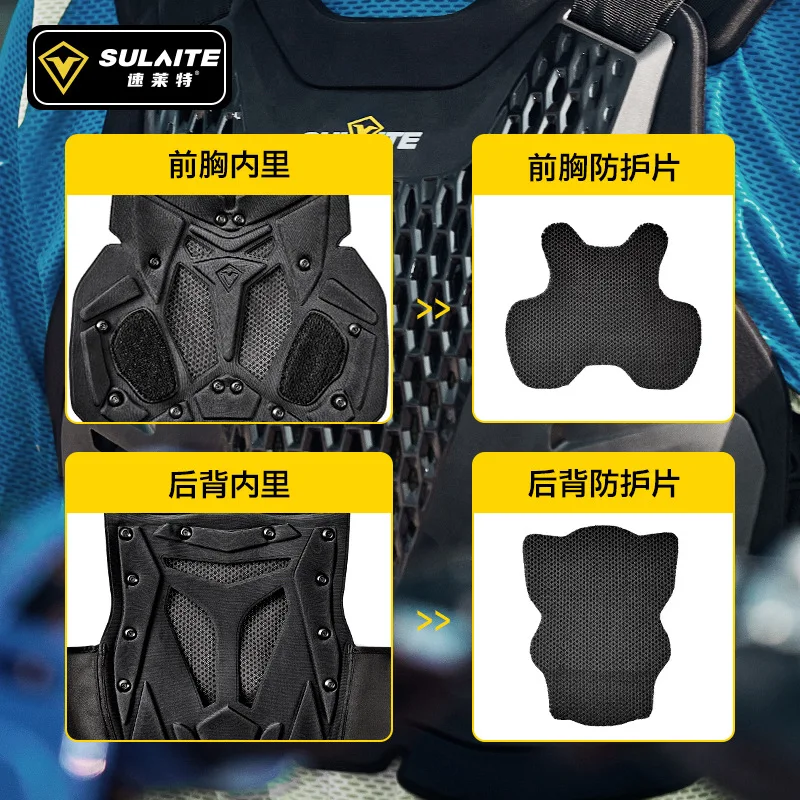 남성용 오토바이 라이딩 아머 조끼 오프로드 레이싱 아머 충돌 방지 모토크로스 보호 조끼 먼지 자전거 보호 조끼