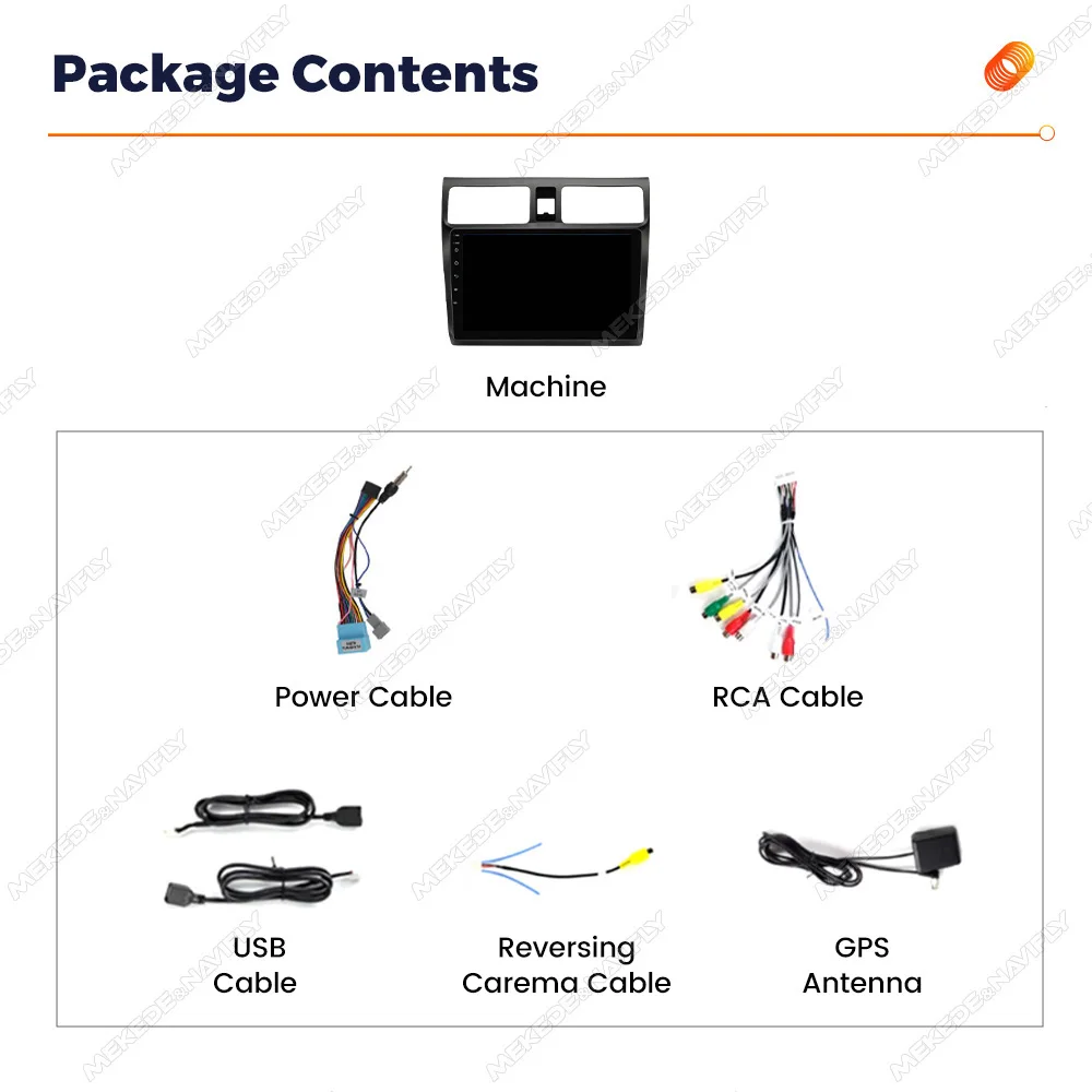 2din Android 14 Car radio For Suzuki Swift 2003-2010 Multimidia Player Intelligent car audio system Wireless CarPlay Auto WIFI
