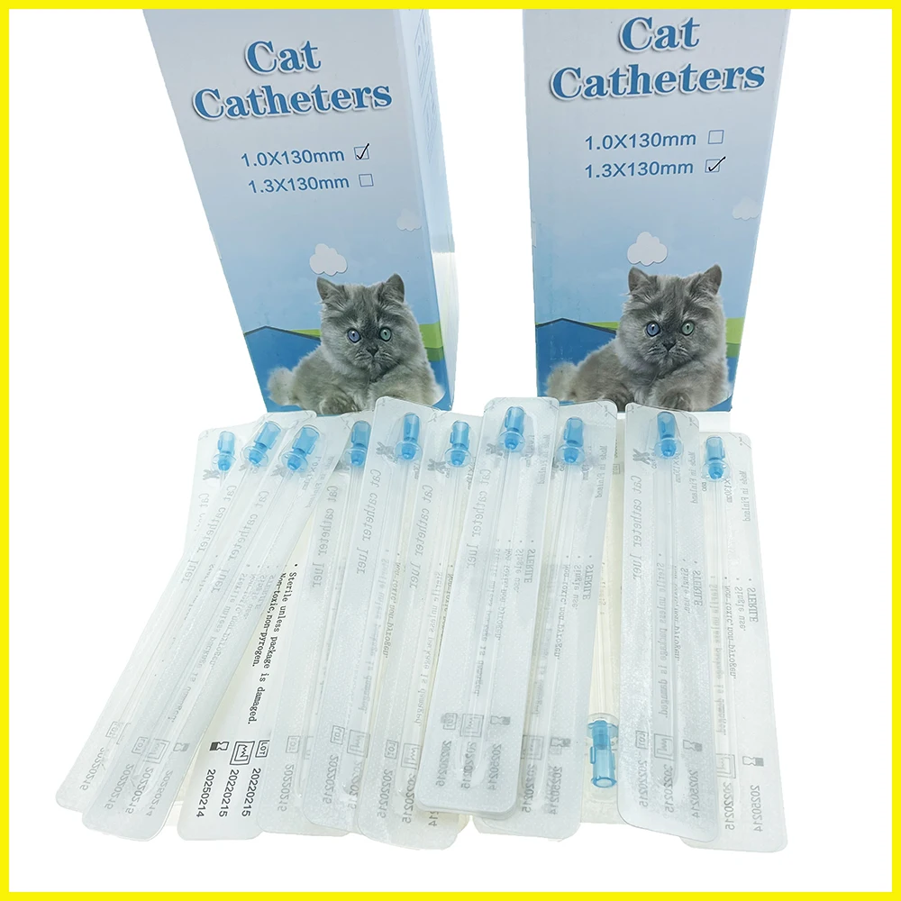 20PCSPetFelineCatCatheterStoneBladderIrrigationUrethralBlockageUrineRetention