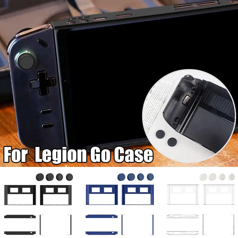 1 Set For Lenovo Legion Go Handheld Display PC Protective Case Anti-fall For Lenovo Legion Go Game Console Silicone Joystick Cap