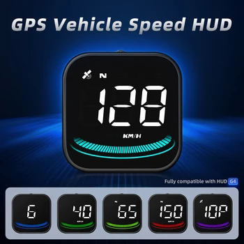 Display Head-Up G4 LED, Tachimetro Digitale Intelligente con Allarme, GPS HUD, Accessori Auto per Tutte le Auto