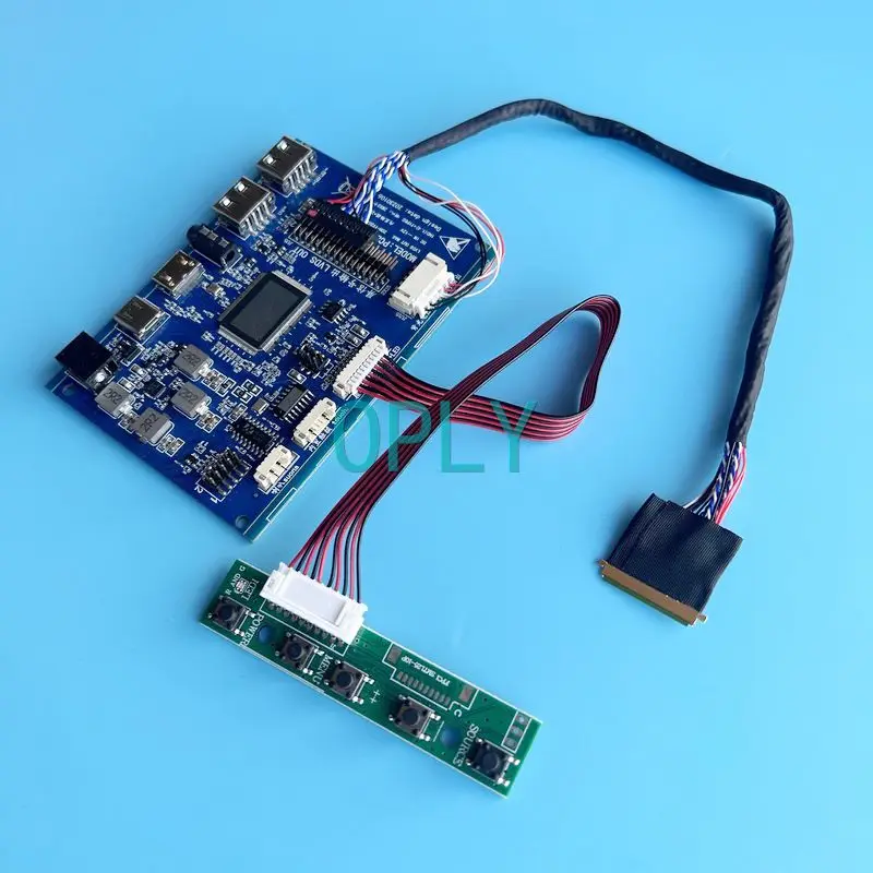 

Fit HT140WXB 14 "Kit DIY PCB 862 плата контроллера драйвера Mini HDMI-совместимый монитор ноутбука 40-Pin LVDS TYPE-C 2-USB 1366*768