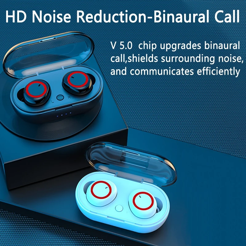Y50 TWS Bluetooth Earphones Wireless Headset IPX7 Waterproof Deep Bass Earbuds True Wireless Stereo Headphones Sport Earphones 2 Y50 TWS Bluetooth Earphones Wireless Headset IPX7 Waterproof Deep Bass Earbuds True Wireless Stereo Headphones Sport Earphones 2
